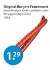 Original Burgers Feuerwurst von  im aktuellen V-Markt Prospekt für 1,29 €