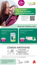 mea - meine apotheke Apotheken Prospekt der aktuellen Woche mit 4 Seiten, gültig von 01.03.2026 bis 31.03.2026, in Ensdorf und Umgebung Aktueller mea - meine apotheke Apotheken Prospekt in Ensdorf und Umgebung, "Unsere März-Angebote" mit 4 Seiten, 01.03.2026 - 31.03.2026