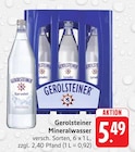 Mineralwasser Angebote von Gerolsteiner bei Trinkgut Mainz für 5,49 €