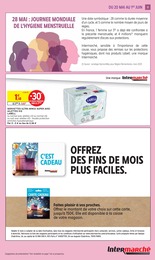 Prix et réduction Hygiène Intime dans le prospectus Intermarché en cours Offre Hygiène Intime dans le catalogue Intermarché du moment à la page 11