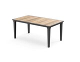 Table de jardin rectangulaire 6 personnes effet bois 165 cm - Keter dans le catalogue Brico Dépôt
