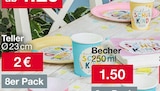 Teller oder Becher im Angebot bei Woolworth in Zwickau Teller oder Becher Angebote bei Woolworth Zwickau für 1,50 €