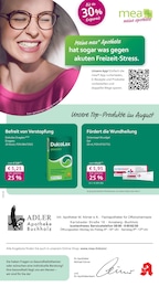 Aktueller mea - meine apotheke Apotheken Prospekt für Annaberg-Buchholz: Unsere August-Angebote mit 4} Seiten, 01.08.2025 - 31.08.2025