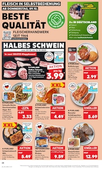 Schweinefilet im Kaufland Prospekt "Aktuelle Angebote" mit 63 Seiten (Ludwigshafen (Rhein))