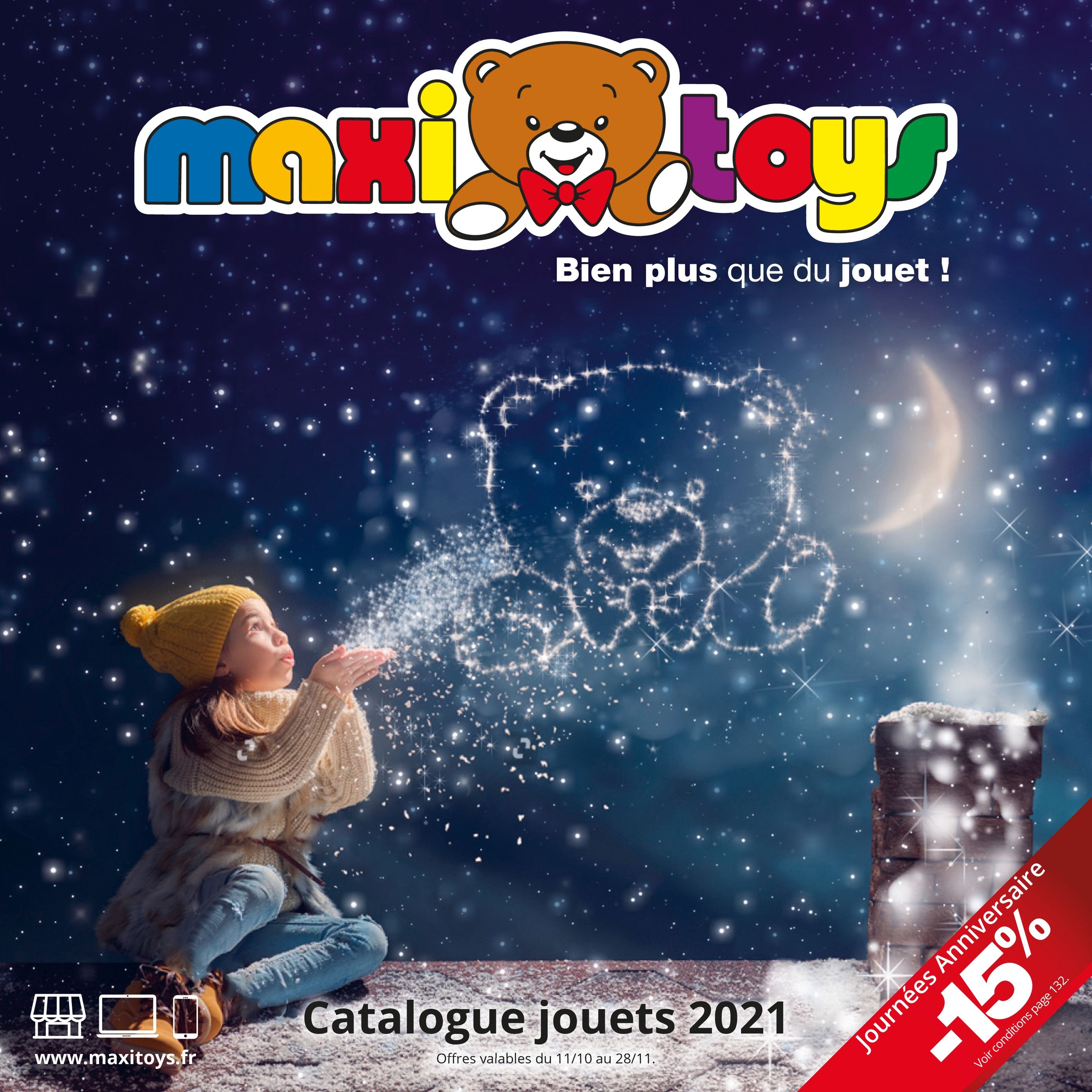 Catalogue Maxitoys à Massy, avec 132 pages Prospectus Maxitoys à Massy, "Catalogue jouets 2021", 132 pages, 11/10/2021 - 28/11/2021