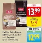 Bella Crema Kaffee Angebote von Melitta bei E center Rüsselsheim für 12,99 €