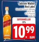 Whiskey im EDEKA Prospekt Red Label von Johnnie Walker im aktuellen EDEKA Prospekt für 10,99 €