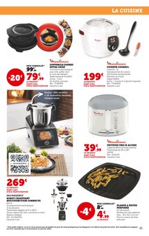 Promotion Moulinex dans le prospectus Hyper U, valable du 14/03/2023 au 26/03/2023 Promo Moulinex dans le catalogue Hyper U du moment à la page 21