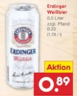 Weißbier im Angebot bei Netto Marken-Discount in Bruchsal Weißbier Angebote von Erdinger bei Netto Marken-Discount Bruchsal für 0,89 €