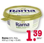Rama 60% Fett Angebote bei E center Rastatt für 1,39 €