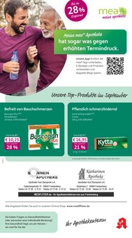 mea - meine apotheke Prospekt der Woche "Unsere September-Angebote" Seite 1, 01.09.2025 bis 30.09.2025 für Frankenberg Aktueller mea - meine apotheke Prospekt "Unsere September-Angebote" Seite 1 von 4 Seiten für Frankenberg