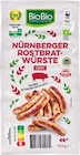 Bio Nürnberger Rostbratwurst von BioBio für 3,99 € bei Netto Marken-Discount im Angebot Bio Nürnberger Rostbratwurst von BioBio im aktuellen Netto Marken-Discount Prospekt