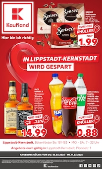 Coca Cola im Kaufland Prospekt "Aktuelle Angebote" mit 68 Seiten (Lippstadt)