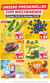 Weichspüler im Kaufland Prospekt "Hier bin ich richtig" mit 74 Seiten (Ludwigshafen (Rhein))