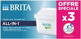 Pack de 3 cartouches maxtra pro - BRITA - Intermarché à La Rochelle Pack de 3 cartouches maxtra pro - BRITA en promo chez Intermarché La Rochelle à 19,99 €