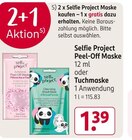 Peel-Off Maske oder Tuchmaske Angebote von Selfie Project bei Rossmann Beckum für 1,39 €