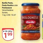 Pesto im Angebot bei GLOBUS in Hoyerswerda Pesto Angebote von Barilla bei GLOBUS Hoyerswerda für 1,99 €