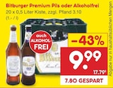 Premium Pils Angebot in Seitingen-Oberflacht Premium Pils im aktuellen Prospekt bei Netto Marken-Discount in Seitingen-Oberflacht