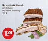 Herzhafter Grillbauch im aktuellen V-Markt Prospekt für 1,29 €