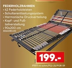 Federholzrahmen im aktuellen porta Möbel Prospekt