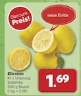 Zitronen bei combi im Halle Prospekt für 1,69 €