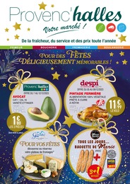 Prospectus Provenc’halles à Saint-Genis-Laval, "Pour des fêtes délicieusement mémorables !", 9 pages, 05/12/2023 - 16/12/2023