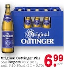 Original Oettinger Pils im Angebot bei E center in Heidelberg Original Oettinger Pils Angebote von Oettinger bei E center Heidelberg für 6,99 €