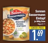Eintopf von Sonnen Bassermann im aktuellen EDEKA Prospekt für 1,69 €