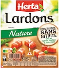 Lardons Nature Conservation Sans Nitrite - Herta à 0,57 € dans le catalogue Intermarché Express