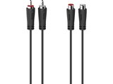 2 Cinch-Stecker auf Cinch-Kupplungen, Verlängerungskabel, 5 m von HAMA im aktuellen MediaMarkt Saturn Prospekt für 14,99 €