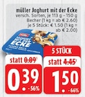 EDEKA Stolberg - Joghurt mit der Ecke Angebot im Prospekt Joghurt mit der Ecke bei EDEKA im Stolberg Prospekt für 0,39 €