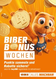 OBI Prospekt für Nettetal mit 4 Seiten OBI Prospekt für Nettetal: "BIBER BONUS WOCHEN", 4 Seiten, 06.05.2022 - 03.07.2022