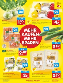 Gemüse im Netto Marken-Discount Prospekt "Aktuelle Angebote" mit 60 Seiten (Solingen (Klingenstadt))