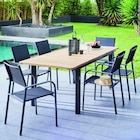 Castorama Auzielle - Promo Table Balito en acacia blanchi et aluminium 6 - 8 personnes Promo Table Balito en acacia blanchi et aluminium 6 - 8 personnes à 349,00 € dans le catalogue Castorama à Auzielle