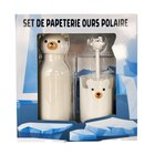 Set de Papeterie Ours Polaire en promo chez Carrefour Market Houilles à 12,99 €