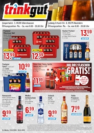Trinkgut Prospekt für Moosinning: "Aktuelle Angebote", 4 Seiten, 13.04.2026 - 18.04.2026