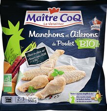 Bio Soleil - MAITRE COQ dans le catalogue Géant Casino Manchons et Ailerons de Poulet Bio surgelés - MAITRE COQ à 4,52 € en promo chez Géant Casino