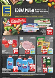 EDEKA Prospekt für Hollfeld mit 28} Seiten EDEKA Prospekt für Hollfeld: "Wir lieben Lebensmittel!", 28 Seiten, 22.09.2025 - 27.09.2025