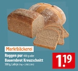 famila Nordost Bergen - Marktbäckerei Roggen pur oder Bauernbrot Kreuzschnitt Angebot im Prospekt Marktbäckerei Roggen pur oder Bauernbrot Kreuzschnitt bei famila Nordost im Bergen Prospekt für 1,19 €