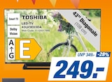LED-TV im Angebot bei expert in Düsseldorf LED-TV Angebote von TOSHIBA bei expert Düsseldorf für 249,00 €