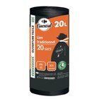 20 sacs poubelle 20L - CARREFOUR ESSENTIAL en promo chez Carrefour 20 sacs poubelle 20L - CARREFOUR ESSENTIAL dans le catalogue Carrefour