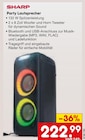 Party Lautsprecher Angebote von Sharp bei Netto Marken-Discount Frankfurt für 222,99 €