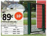 Portillon grillage - E.Leclerc à Lyon Portillon grillage en promo chez E.Leclerc Lyon à 89,00 €