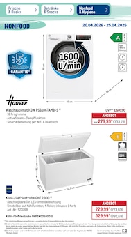 Gefriertruhe im METRO Prospekt "Wochenangebote" mit 52 Seiten (Bottrop)
