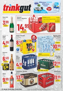 Cola im aktuellen Trinkgut Prospekt (Erkelenz) Cola im Trinkgut Prospekt "Aktuelle Angebote" mit 6 Seiten (Erkelenz)
