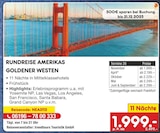 Rundreise Amerikas Goldener Westen Angebote von trendtours Touristik GmbH bei Netto Marken-Discount Düsseldorf für 1.999,00 €