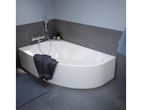 Baignoire gain de place gauche "Caspia"  L. 150 x l. 90 cm en promo chez Brico Dépôt Nancy à 119,00 €
