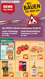 Supermarkt Prospekt von REWE Metten REWE Prospekt: "Dein Markt", 34 Seiten, 26.10.2026 - 31.10.2026