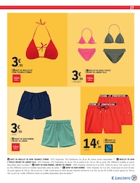 Offre Maillot De Bain Enfant dans le catalogue E.Leclerc du moment à la page 27