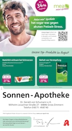mea - meine apotheke Prospekt für Roßdorf mit 4 Seiten mea - meine apotheke Prospekt für Roßdorf: "Unsere August-Angebote", 4 Seiten, 01.08.2026 - 31.08.2026